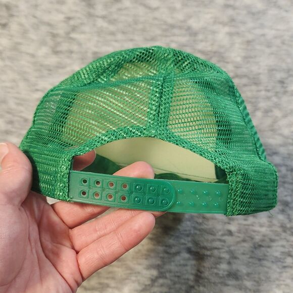 Panda Dap Trucker Hat Baseball Cap Green White O/S - Picture 4 of 5